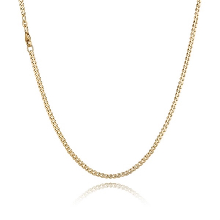 Panser Facette 14 kt Gold Halskette
