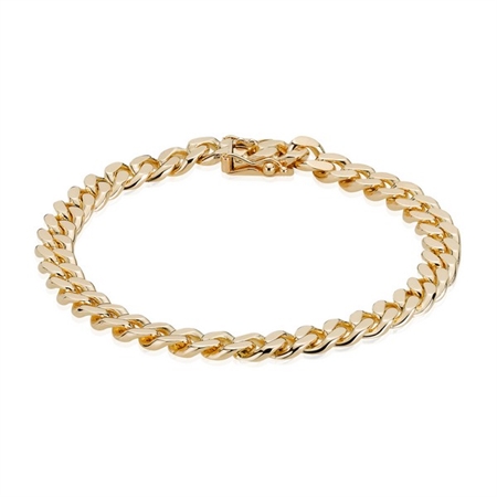 Panzer Facet Goldkette in 14 Karat Gold von BNH