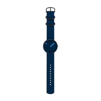 Picto - Navy Blue Zifferblatt und Armband R44001-R001
