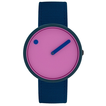 Picto - Pinkes Reef-Uhrengesicht mit blauem Armband R44005-R001
