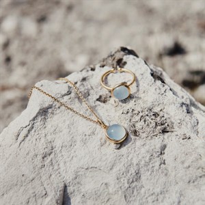 Aura Blue Halskette von Pernille Corydon | n-644-gp