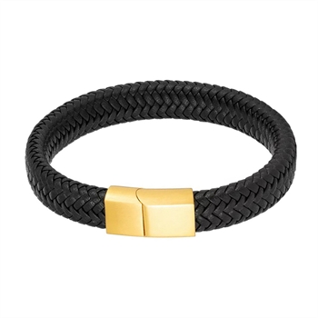 Rico's Lederarmband für Herren in geflochtenem Leder RC517