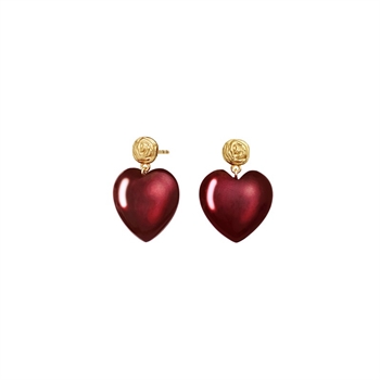Rubina Heart Ohrringe von Maanesten 2