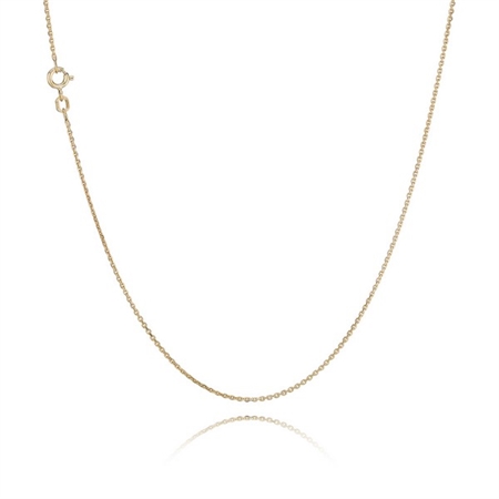 Anker Facet vergoldete Sterlingsilber Halskette von BNH
