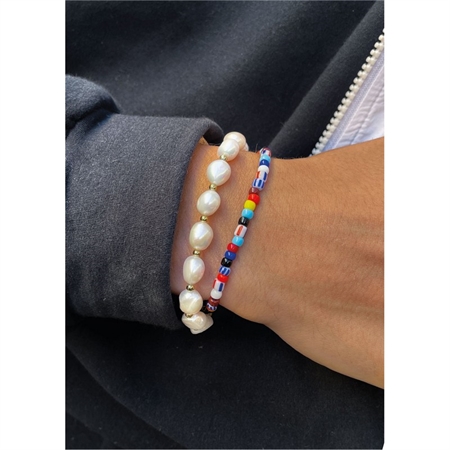 Armband mit Perlen von Samie - x3005sws
