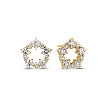 Brina Diamant Ohrringe in 14 kt Gold mit 1,01ct Sif Jakobs