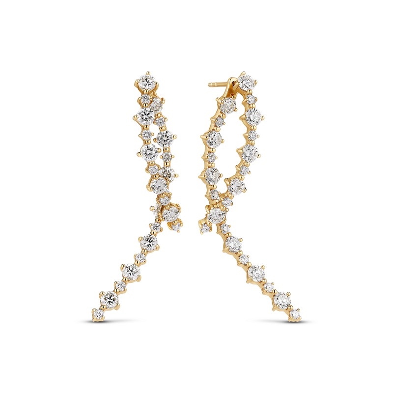 Brina Lungo Ohrringe in 14 kt Gold m 2,47ct Sif Jakobs