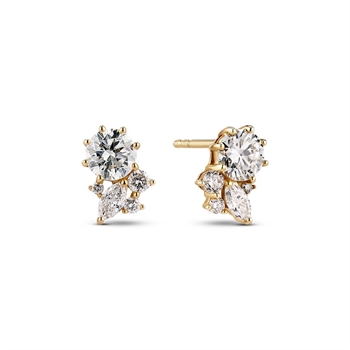 Lovere Diamant Ohrringe in 14 kt Gold m 0,93 ct Sif Jakobs