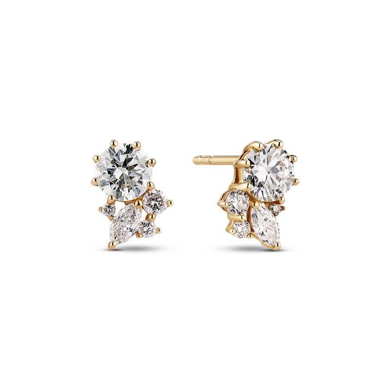 Lovere Diamant Ohrringe in 14 kt Gold m 0,93 ct Sif Jakobs