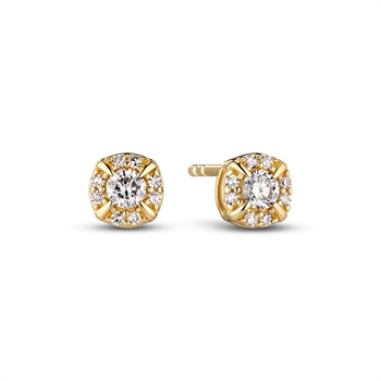 Rome Diamant Ohrringe in 14 kt Gold m 0,17 ct Sif Jakobs