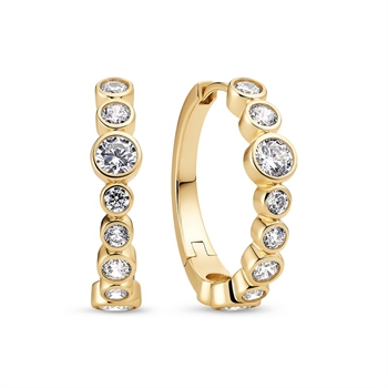 Sif Jakobs Ohrringe Sardinien Creolo 18kt. Vergoldet