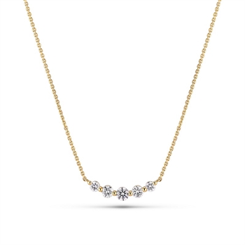 Tiara Diamant Halskette 0,37 ct in 14 kt Gold Sif Jakobs