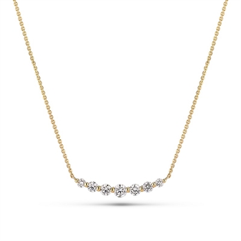 Sif Jakobs - Tiara Diamant Halskette in 14 kt Gold m. 0,46 ct