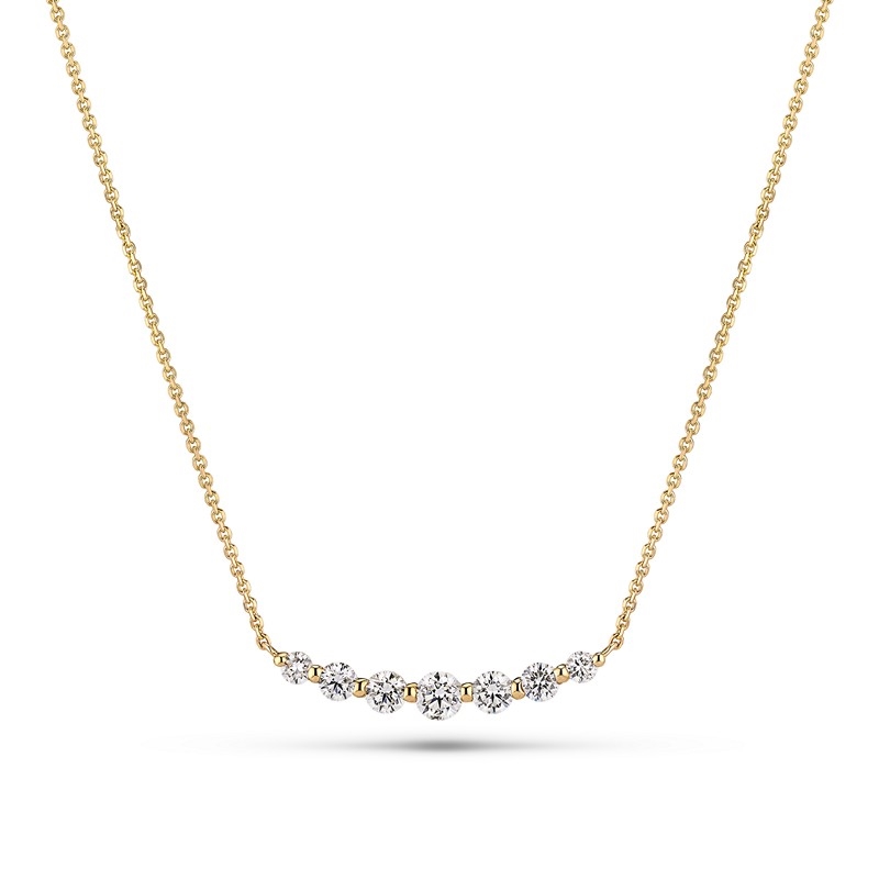 Sif Jakobs - Tiara Diamant Halskette in 14 kt Gold m. 0,46 ct