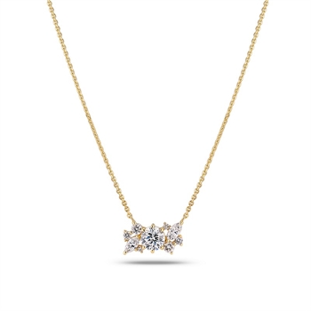 Sif Jakobs - Lovere Diamant Halskette in 14 kt Gold m. 0,58 ct Lab-grown