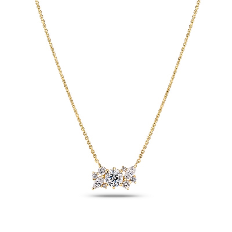 Sif Jakobs - Lovere Diamant Halskette in 14 kt Gold m. 0,58 ct Lab-grown