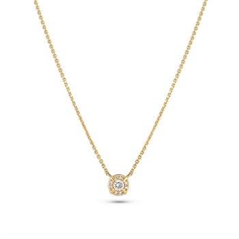 Rome Diamant Halskette 0,09 ct in 14 kt Gold Sif Jakobs
