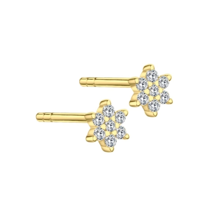 Aqua Dulce - Peachy Earhook in vergoldetem Sterlingsilber