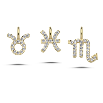 Nuran Sternzeichen Anhänger in 14 Karat Gold | SPAREN 10%