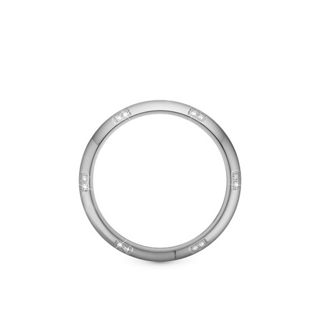 Christina Collect - Oberer Ring aus Stahl mit 12 Saphiren (32mm)
