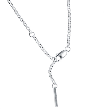 Tied Heart Halskette in Silber von Jane Kønig 2