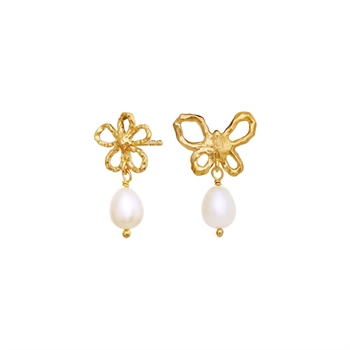 Tonia Ohrringe aus Vergoldet Silber von Maanesten