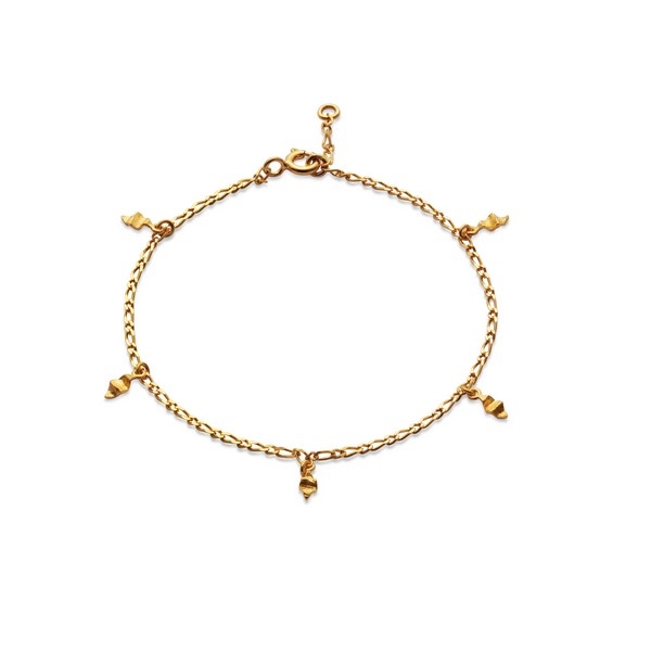 Maanesten - Una armband i vergoldete silber