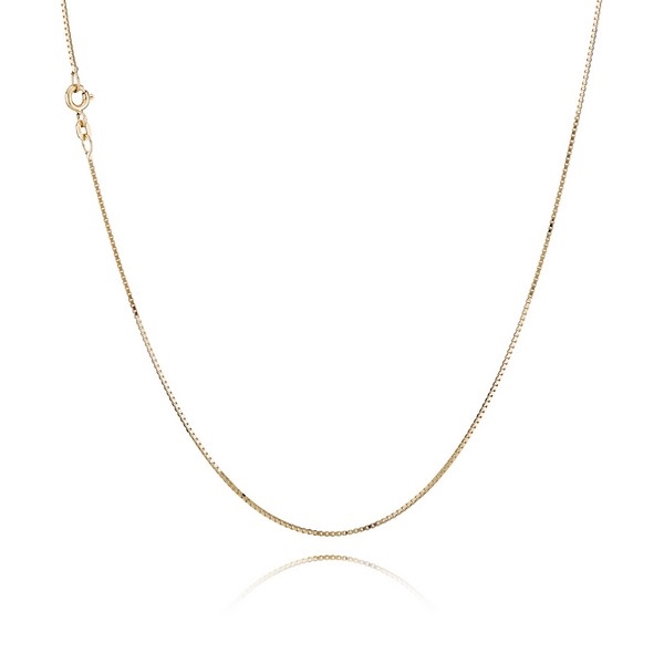 Venezia 14 kt. Gold Halskette - 38 cm-1,0mm