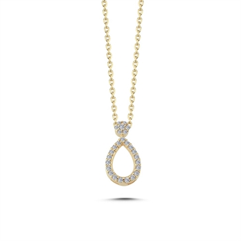 Die elegante Mira Diamantkette ist ein Schmuckstück,