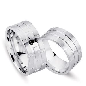 Eheringe/Verlobungsringe in Silber 9mm von Nuran SL5369