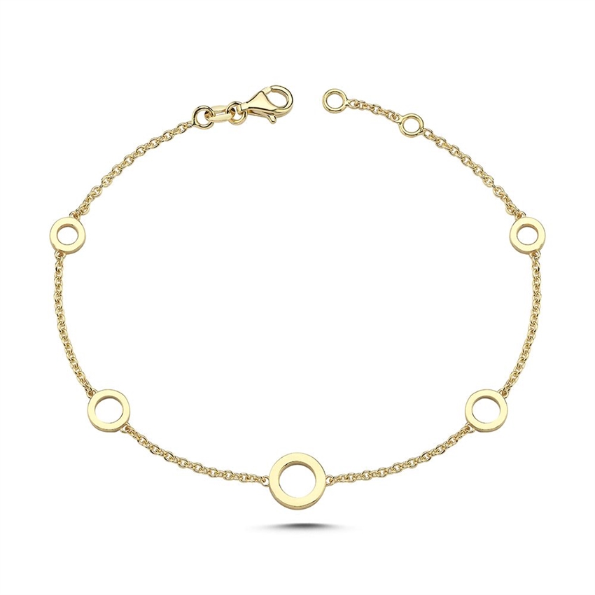 Ayla- armband in 14 kt Gold B2403-rg