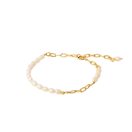Pernille Corydon - Seaside armband i vergoldete silber m Perlen