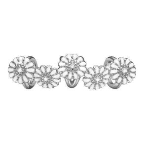 Christina Jewelry - Silber Charme Weiße Gänseblümchen Quintett 630-S112WHITE