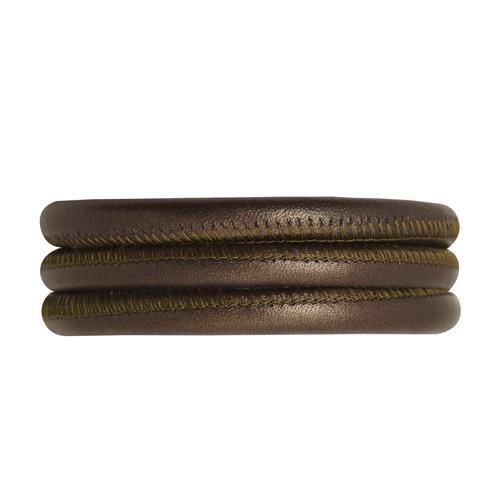 Christina Collect Lederarmband - Army**