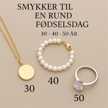 Schmuck für einen runden Geburtstag – 30, 40, 50 Jahre