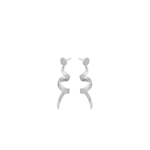 Pernille Corydon - Kleine Schleifen-Ohrringe Silber