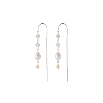 Pernille Corydon Blue Ohrringe in silber