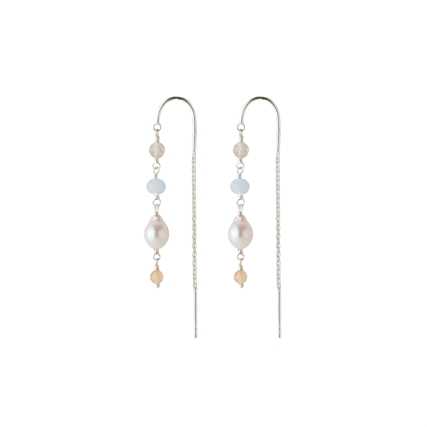 Pernille Corydon Blue Ohrringe in silber