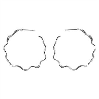 Pernille Corydon Hellir Large Hoops e-464-s