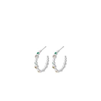 Pernille Corydon - Stardust Hoops i silber e-843-s