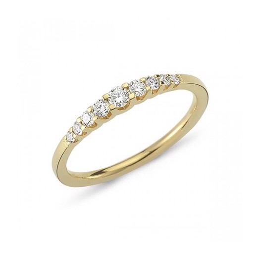 14ct Empire Diamantring aus 14ct Gold mit 0,24ct.