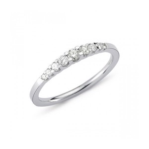 14ct Empire Diamantring aus 14ct Weißgold mit 0,24ct.