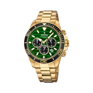 Festina - Prestige in Goldtaube und grüner Scheibe | 20364/4
