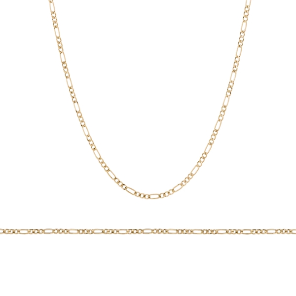 MerlePerle - Figaro-Halskette aus vergoldete silber | MP10383