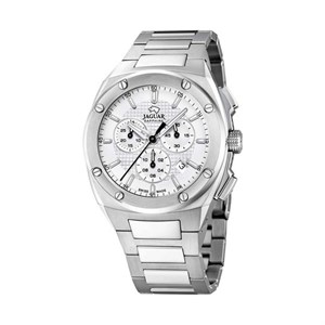 Jaguar - Executive Chrono Uhr in Stahl und Weiß | J805/A