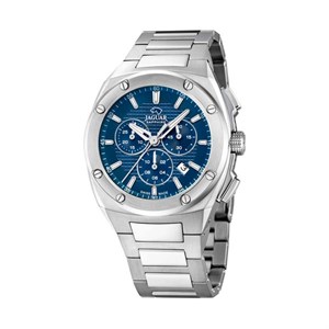 Jaguar - Executive Chrono Uhr in Stahl und Blau | J805/B