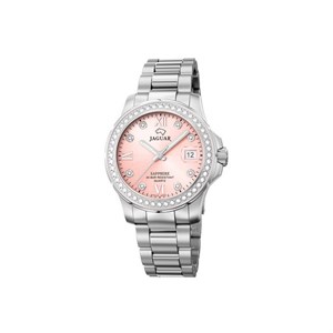 Jaguar - Lady's Diver Uhr Edelstahl mit rosa J892/2