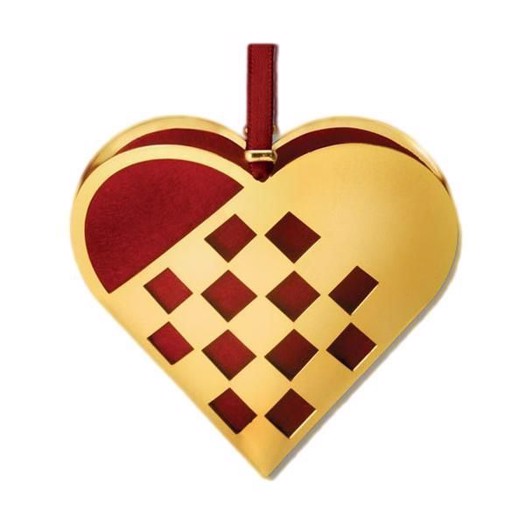 Weihnachtsschmuck von H.C. Andersen Geflochtenes Weihnachtsherz 980-6216