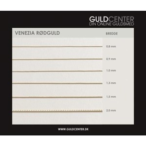 Venezia Gold halskette aus 8 kt von BNH. SPARE 15% 