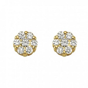 Lilja - 14kt Gold Ohrstecker mit Brillanten in 0,28 kt.